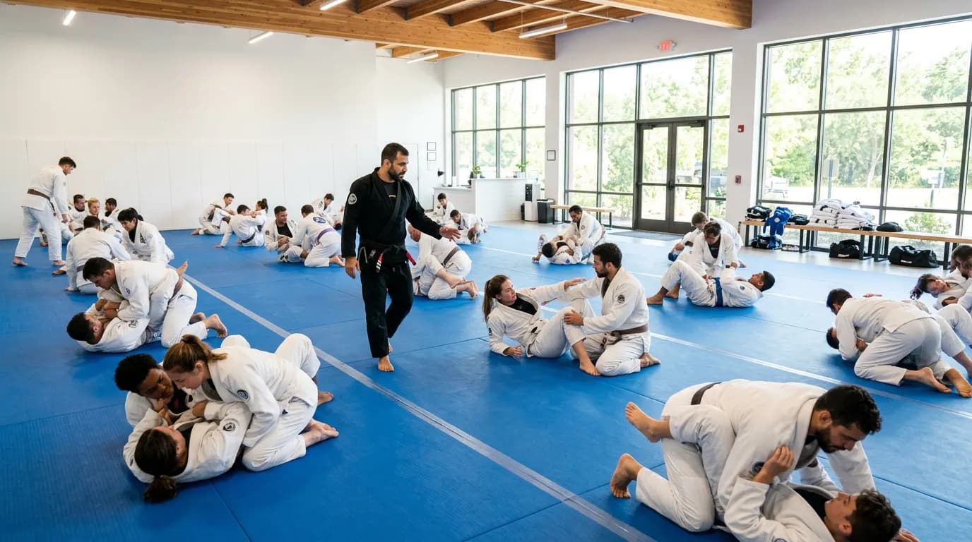 Martial arts gym training